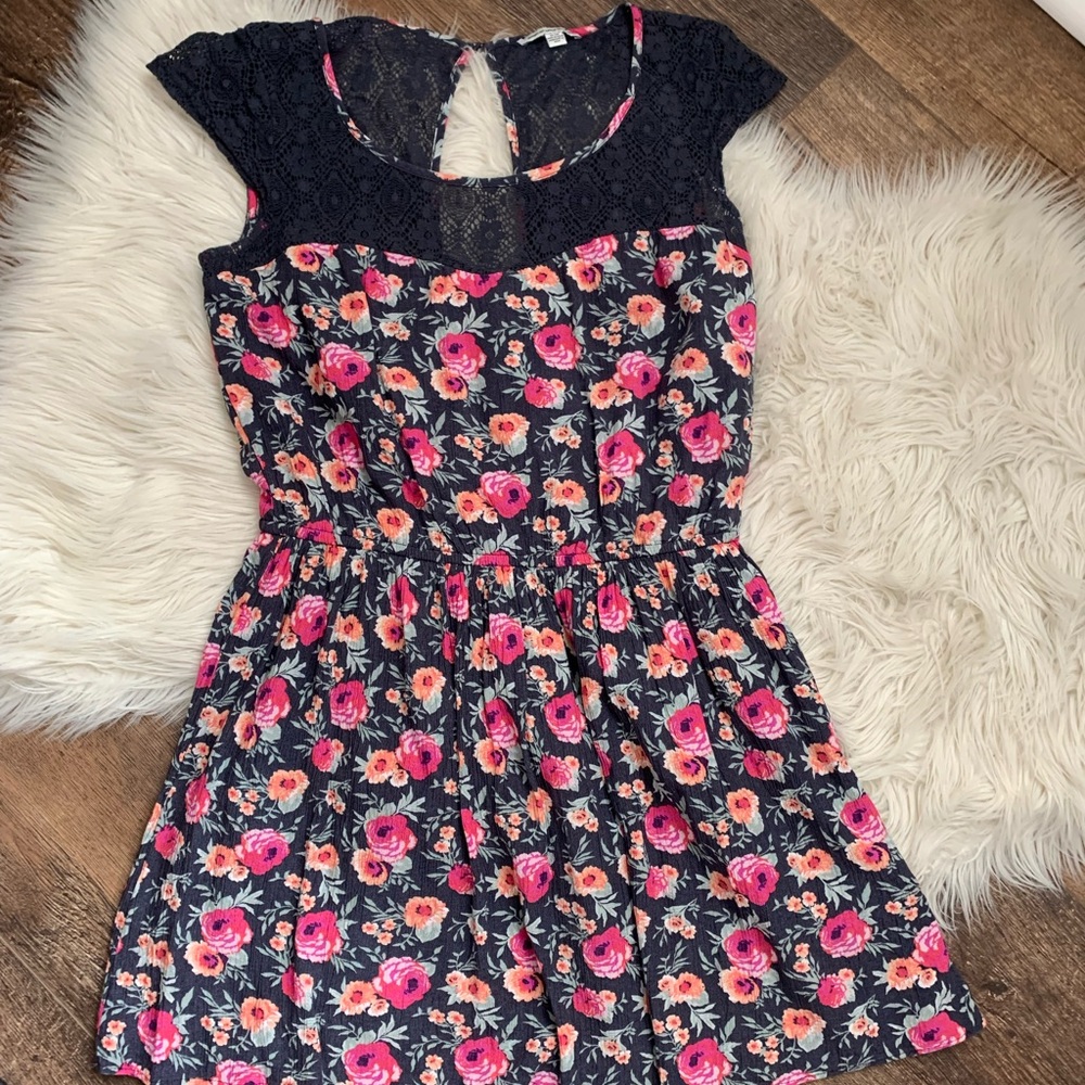 AEO Floral Print Dress - Picture 4 of 8